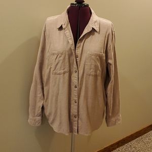 🤎Universal Thread🤎 JUNIORS XXL tan, soft button up